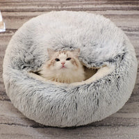 Thumbnail for Pet Round Plush Bed