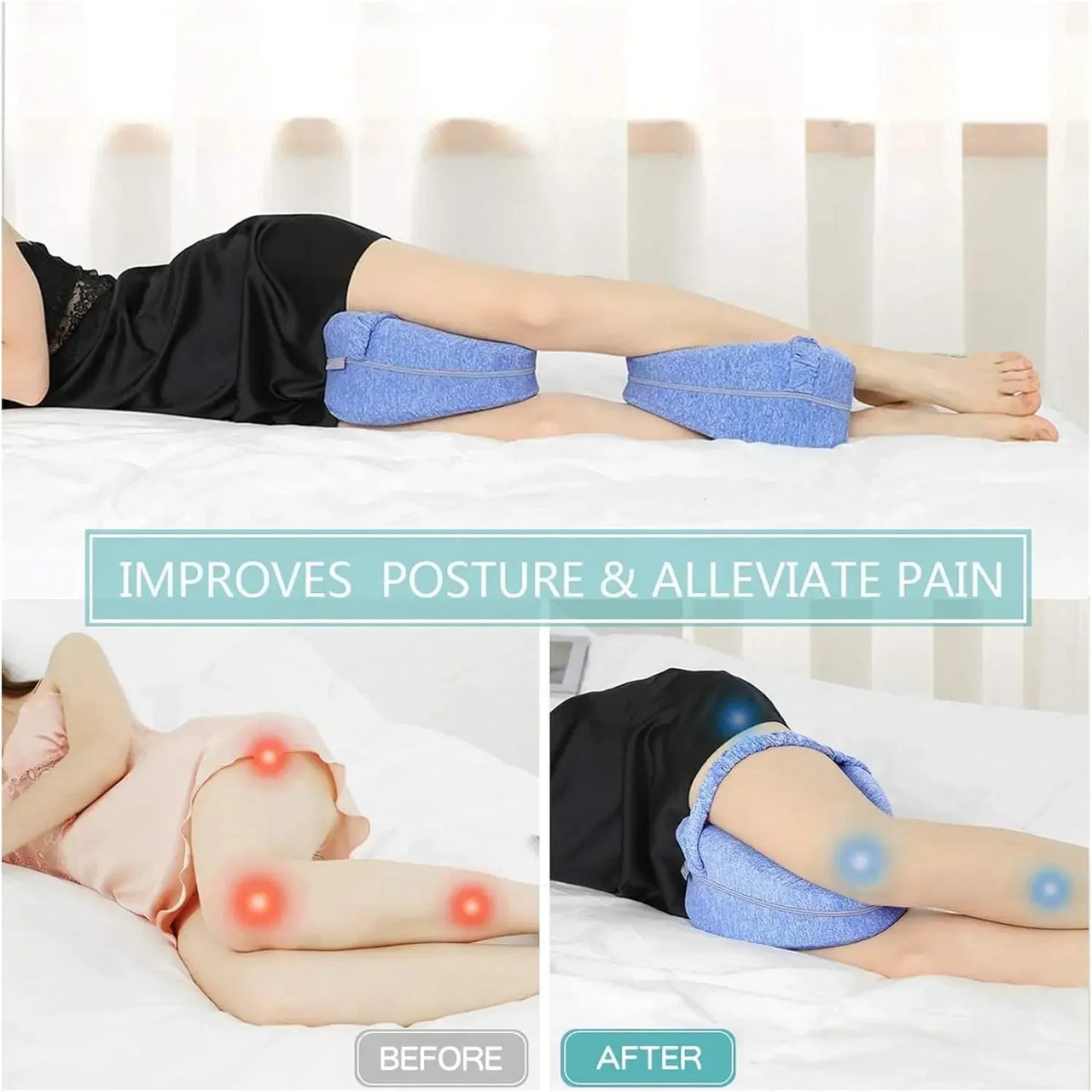 Smooth-Spine Alignment Leg Pillow