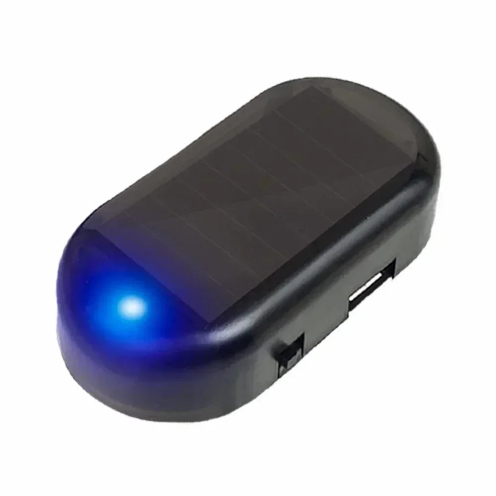 Car Anti-theft Simulation Warning Flashing Solar Light