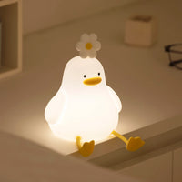 Thumbnail for Cute Duck LED Squishy Night Light